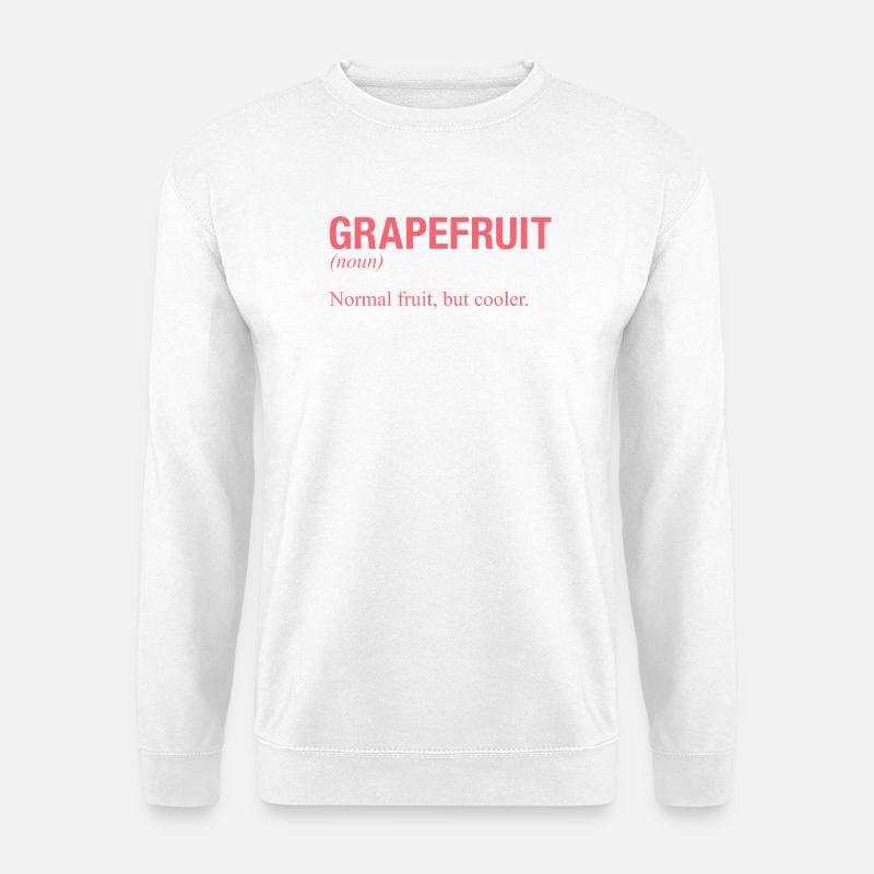 GRAPEFRUIT Pampelmuse - Unisex Sweatshirt - white
