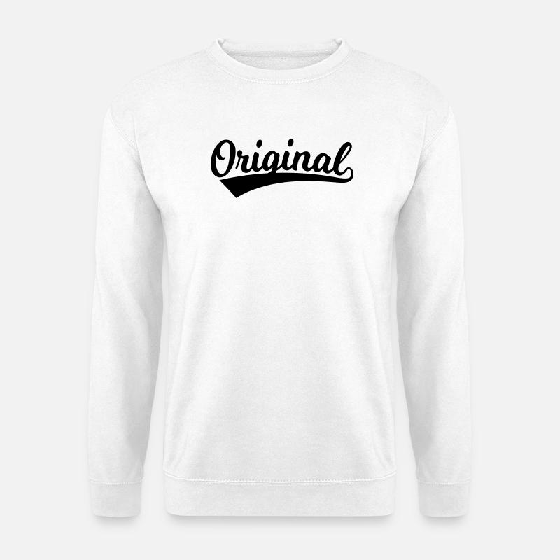 Original Schriftzug - Unisex Pullover - Weiß