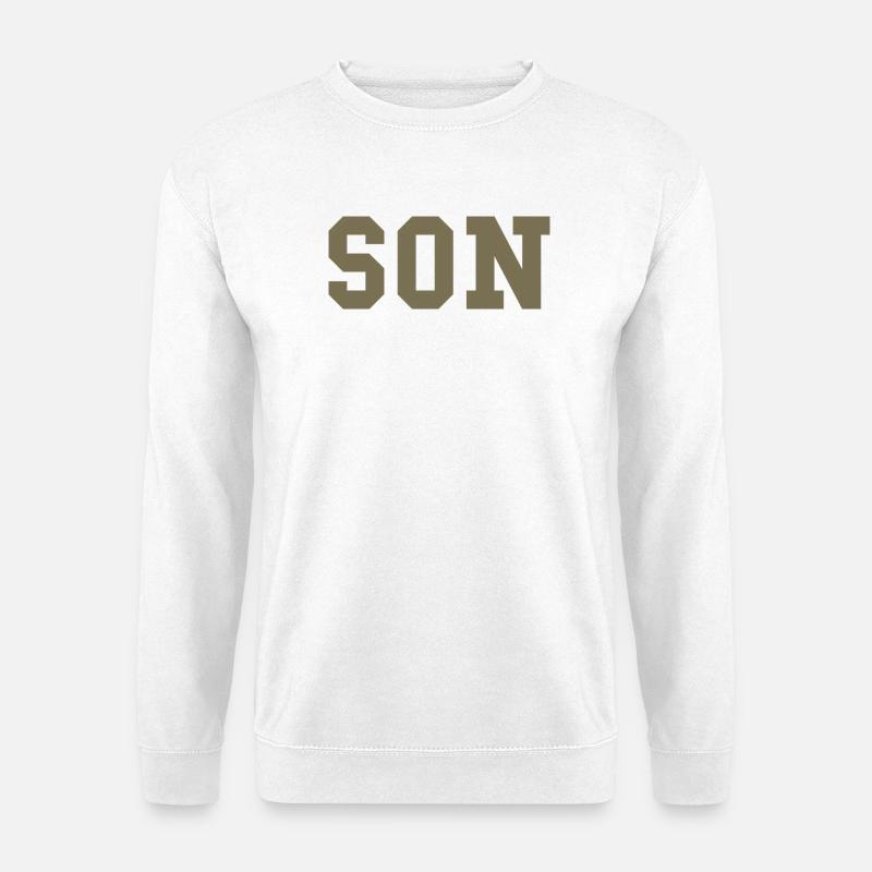 SON – College Style Statement - Unisex Pullover - Weiß