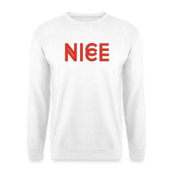 Nice Nice - Unisex Sweatshirt - white - Front