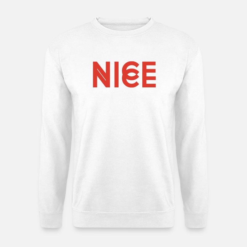 Nice Nice - Sweat-shirt Unisexe - blanc