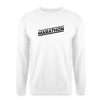 marathon - Unisex Sweatshirt - white - Front