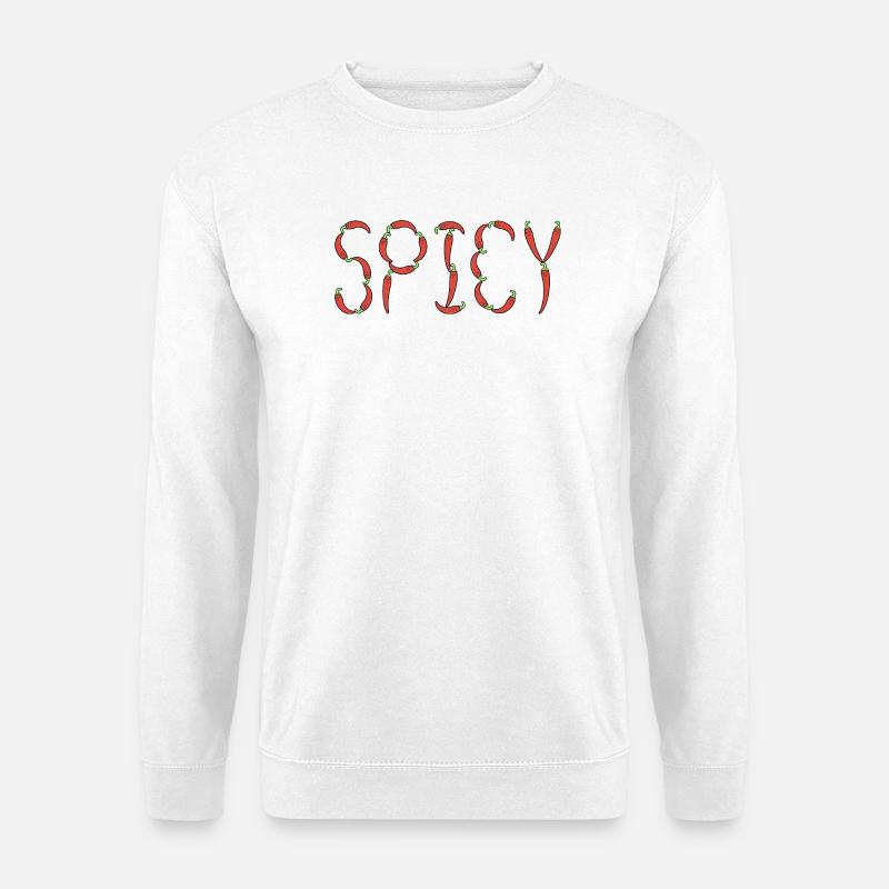 Chili scharf - Unisex Pullover - Weiß