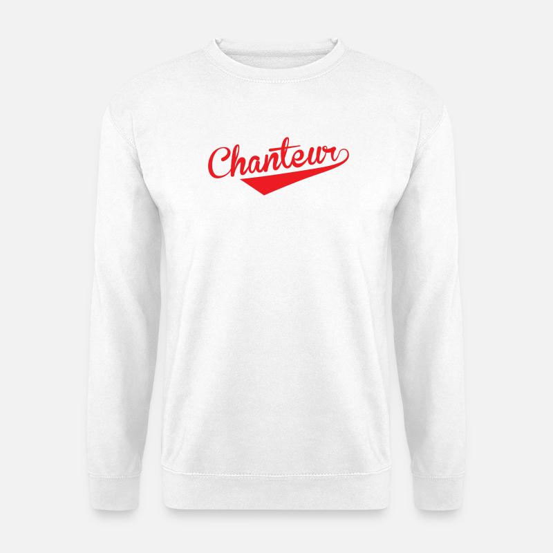 Singer – music, stage, passion, voice, performance - Unisex Sweatshirt - white