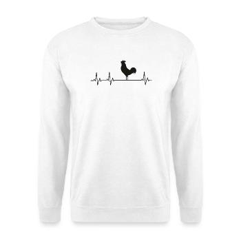 Chickens Fans - - Rooster - Chicks - Unisex Sweatshirt - white - Front