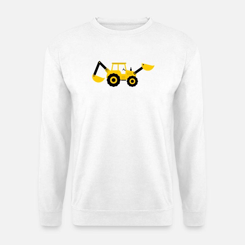 Excavator - Unisex Sweatshirt - white