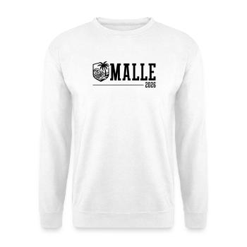 Malle 2026 Palm Trees Beach Mallorca - Unisex Sweatshirt - white - Front