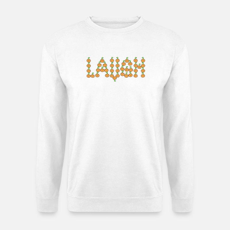 Kürbisse lachen - Unisex Pullover - Weiß