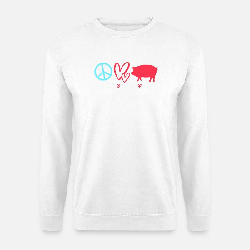 Viehzüchter Vieh - Unisex Pullover - Weiß