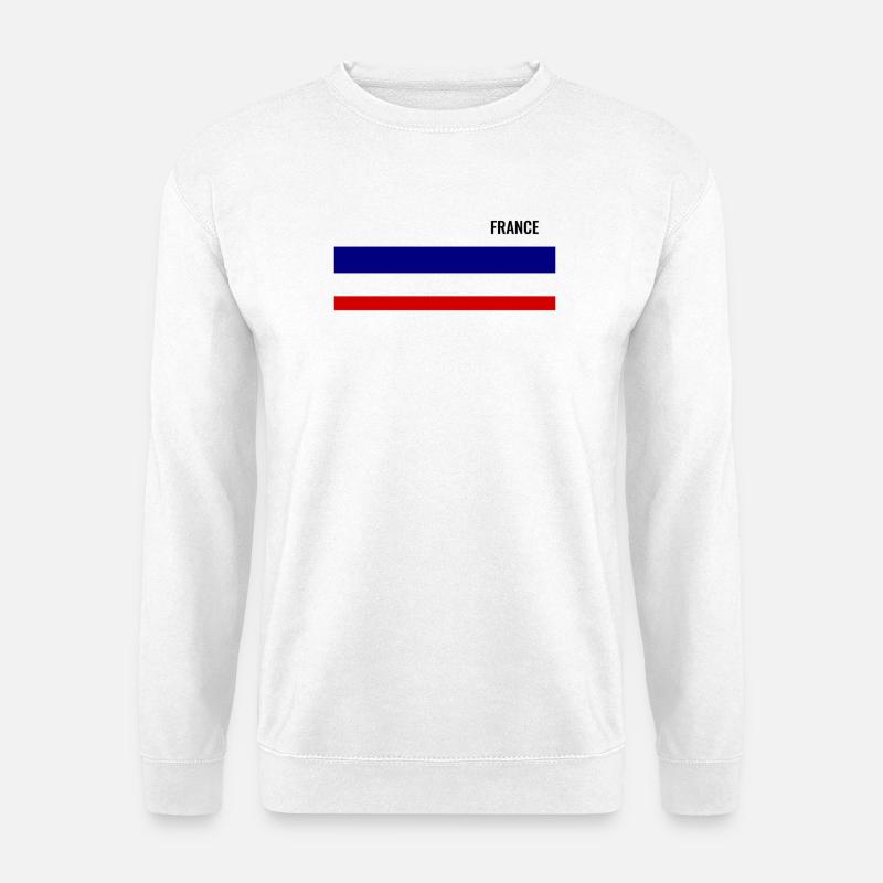 Modern minimalist lines - Unisex Sweatshirt - white