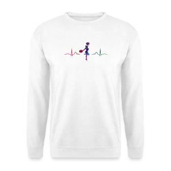 Cheerpom pom girls Mom Cheerleading - Sweat-shirt Unisexe - blanc - Devant