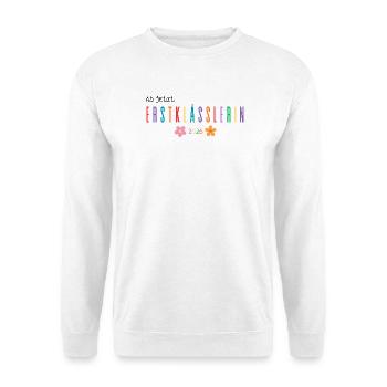 Erstklässlerin 2026 Einschulung Mädchen - Unisex Pullover - Weiß - Vorne