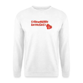 Strawberry Enthusiast - Unisex Sweatshirt - white - Front