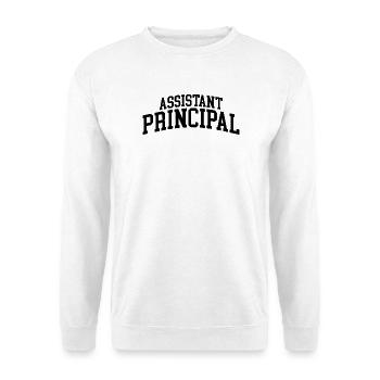 Directeur adjoint – Minimaliste A - Sweat-shirt Unisexe - blanc - Devant