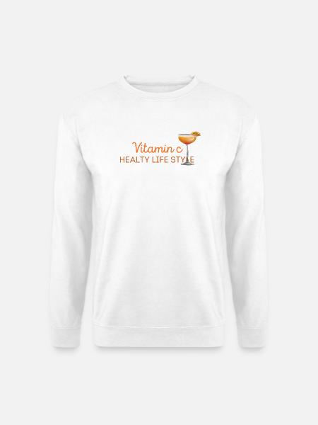 Ascorbinsäure - Unisex Pullover - Weiß