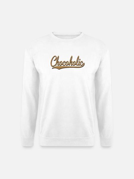 2541614 15352890 chocolate - Sweat-shirt Unisexe - blanc