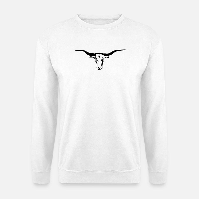 texas longhorn - Unisex Pullover - Weiß