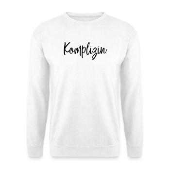 Komplizin Freundin Partnerin Geschenk - Unisex Pullover - Weiß - Vorne