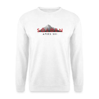 Sölden Apres Ski Wintersport Design - Unisex Pullover - Weiß - Vorne