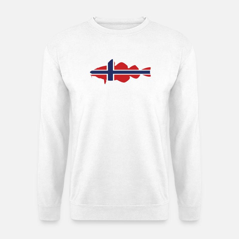 Cod Norway - Unisex Sweatshirt - white