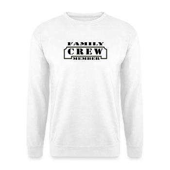 Family Crew Member - Sweat-shirt Unisexe - blanc - Devant