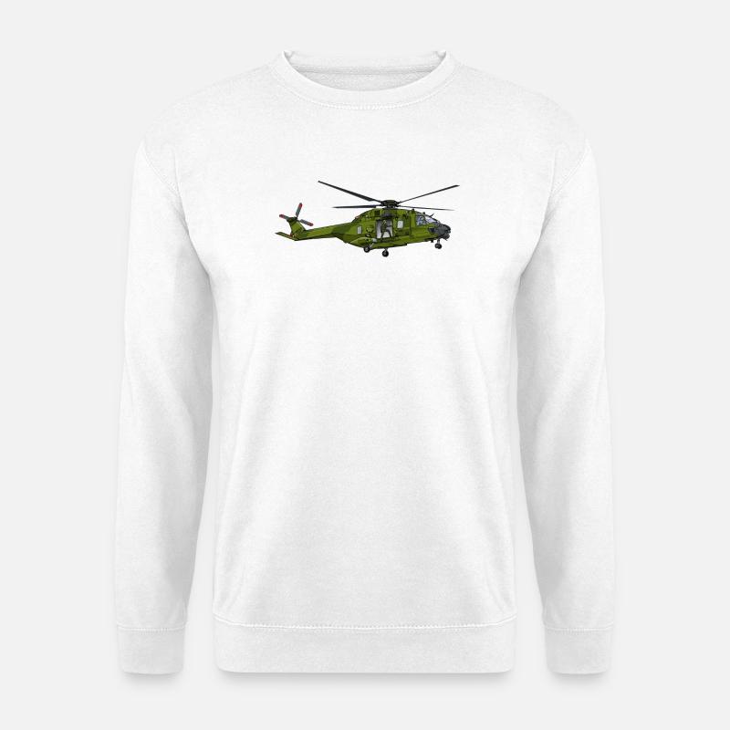 Hubschrauber - Unisex Pullover - Weiß