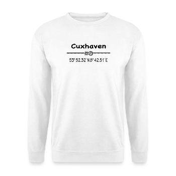 Cuxhaven - Unisex Pullover - Weiß - Vorne