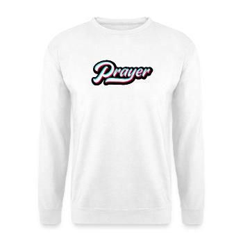 Jesus Faith Christ Bible Prayer - Unisex Sweatshirt - white - Front
