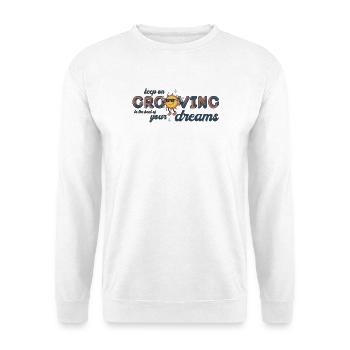Keep On Grooving 70th Retro Music Saying - Unisex Sweatshirt - white - Front