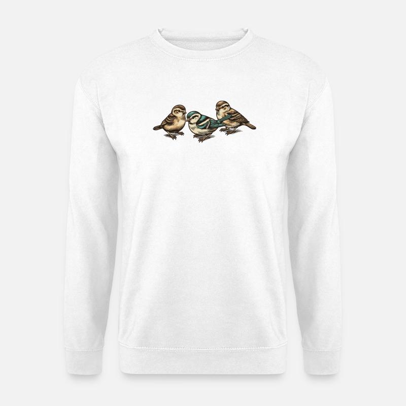 Three little birds - Unisex Sweatshirt - white