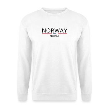 Norvège - Norvège - Norvège - Drapeau - Scandinavie - Sweat-shirt Unisexe - blanc - Devant