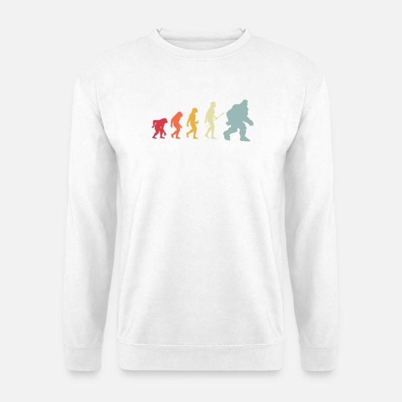 bigfoot_Evolution_4 - Unisex Pullover - Weiß