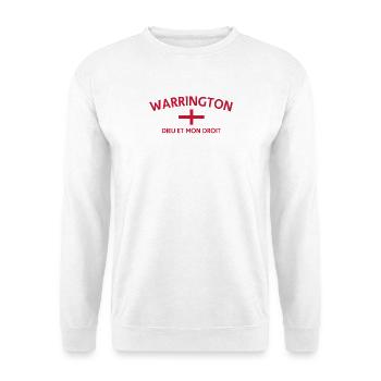 Erbe des Warrington Cross - Unisex Pullover - Weiß - Vorne