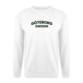 Gothenburg Neon Green Text Design - Unisex Sweatshirt - white - Front