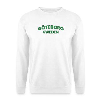 Göteborgs grüner Stadttext - Unisex Pullover - Weiß - Vorne