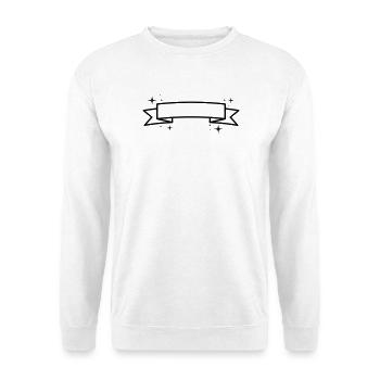 Bannière - Insérer le texte - Sweat-shirt Unisexe - blanc - Devant