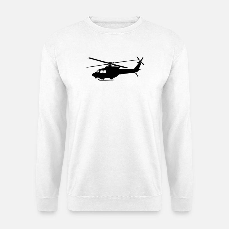 Hubschrauber - Unisex Pullover - Weiß