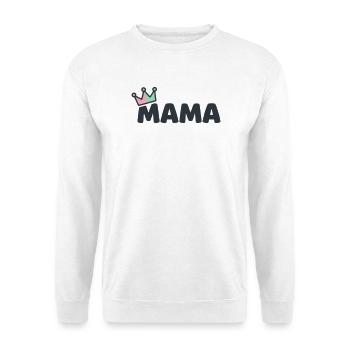 Mom Crown Queen Mother's Day Best Mom - Unisex Sweatshirt - white - Front