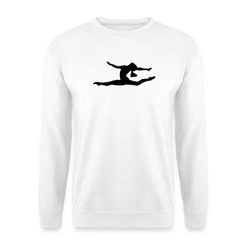 Gymnastic girl - Unisex Sweatshirt - white - Front