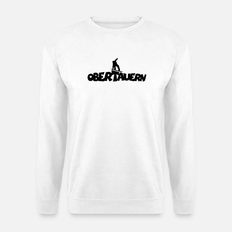 Obertauern Snowboard Snowboarder - Unisex Pullover - Weiß