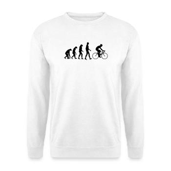 Cyclisme / Cycliste / Vélo / VTT / BMX - Sweat-shirt Unisexe - blanc - Devant