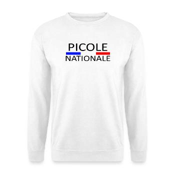 Picole nationale - Sweat-shirt Unisexe - blanc - Devant