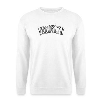 Brooklyn Shirt - Unisex Sweatshirt - white - Front