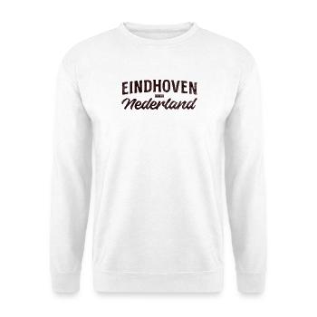 Eindhoven Nederland Script Logo - Unisex Sweatshirt - white - Front