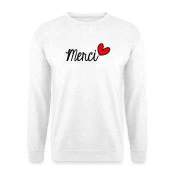 MISTRESS. THANK YOU. THANK YOU MISTRESS - Unisex Sweatshirt - white - Front