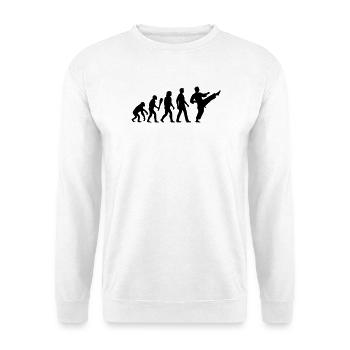 Karate Evolution - Unisex Pullover - Weiß - Vorne