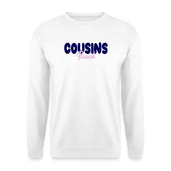 Cousins Beach – Bold & Soft - Unisex Pullover - Weiß - Vorne