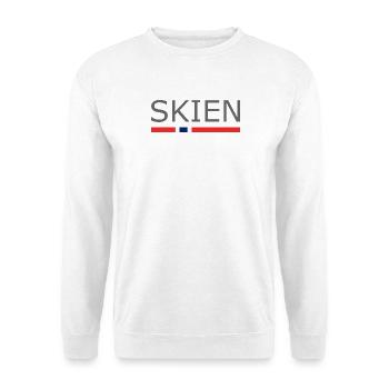 Norway Flag - Skien - Norge - Norwegen - Unisex Sweatshirt - white - Front