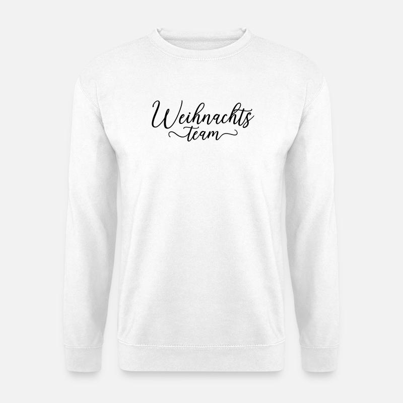 weihnachts team christmas - Unisex Pullover - Weiß