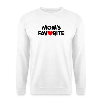 Favorite Child Mom's Darling I'm Mom's Favorite - Unisex Sweatshirt - white - Front
